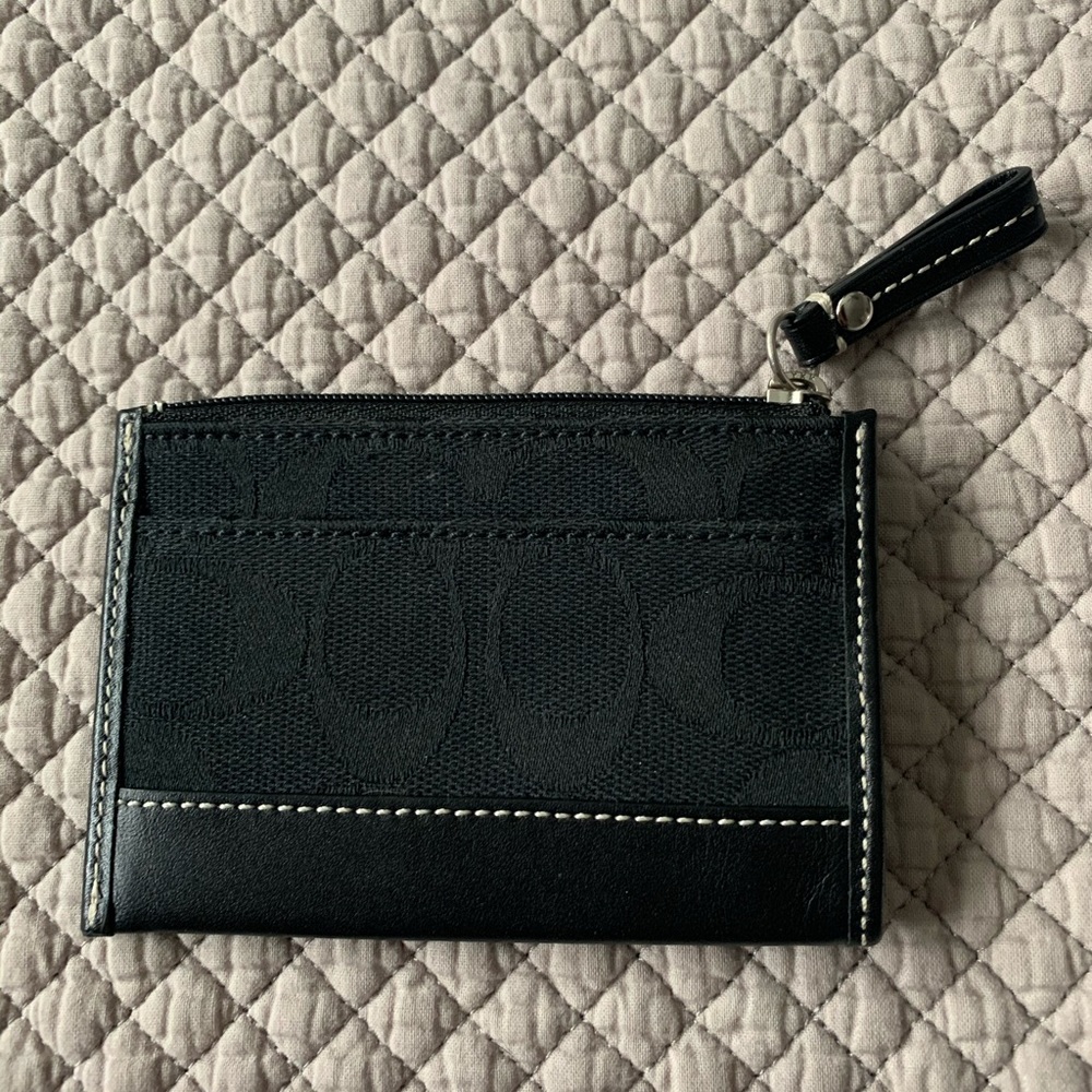 Coach key chain wallet